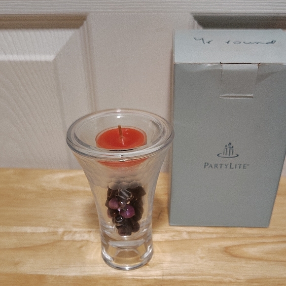 PartyLite Clarity 5" (13cm) Taper/Tealight Holder - Picture 3 of 4